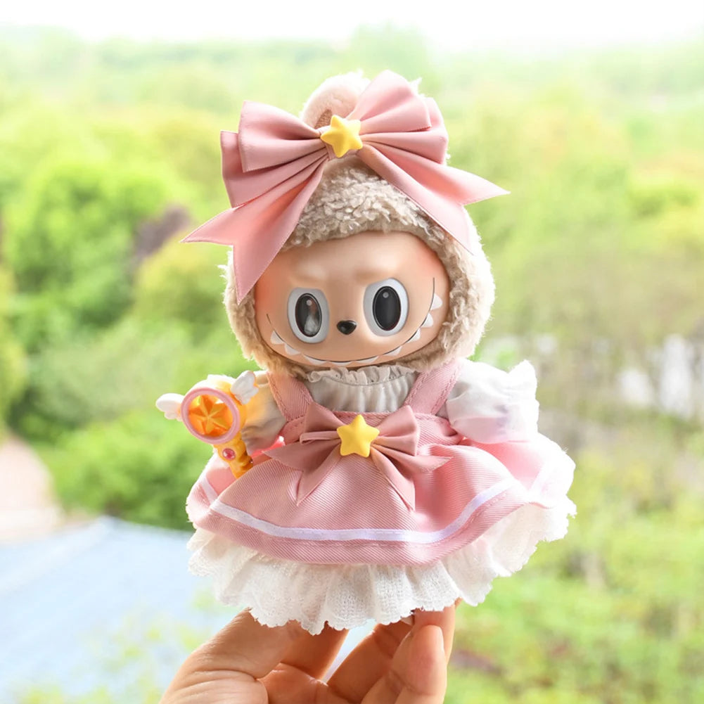 Vêtements Mignons pour Poupée LABUBU - Tenue K-pop Style Macaron