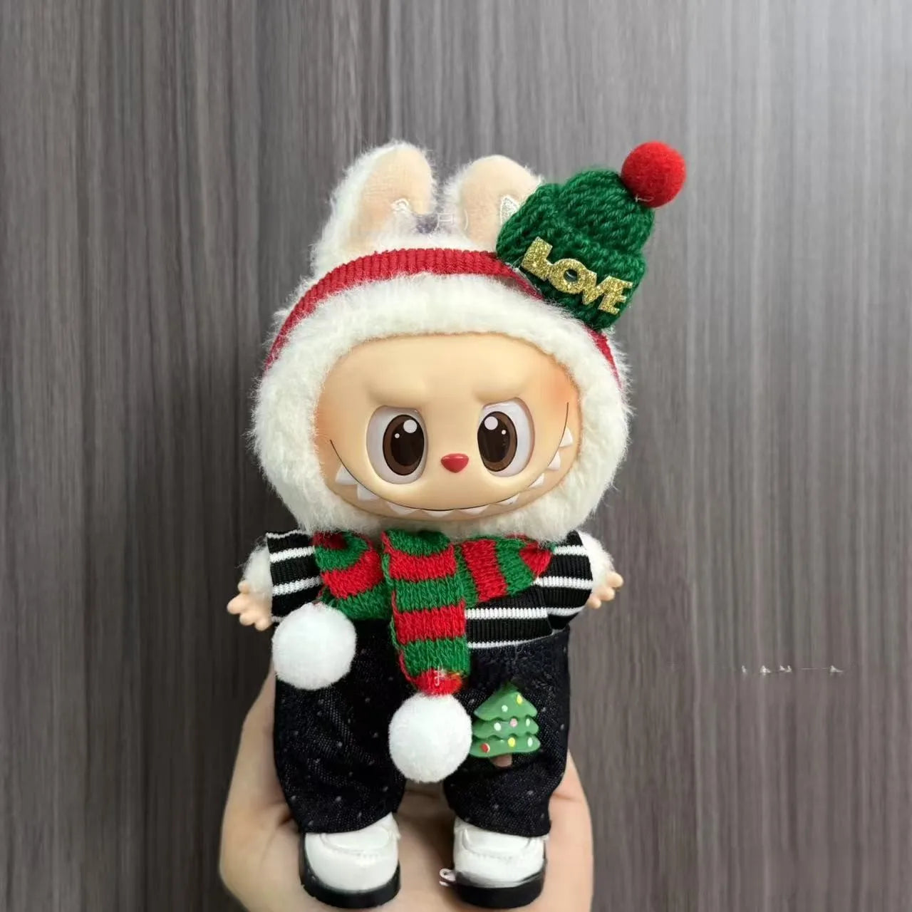 Vêtements de Noël pour Poupées Labubu