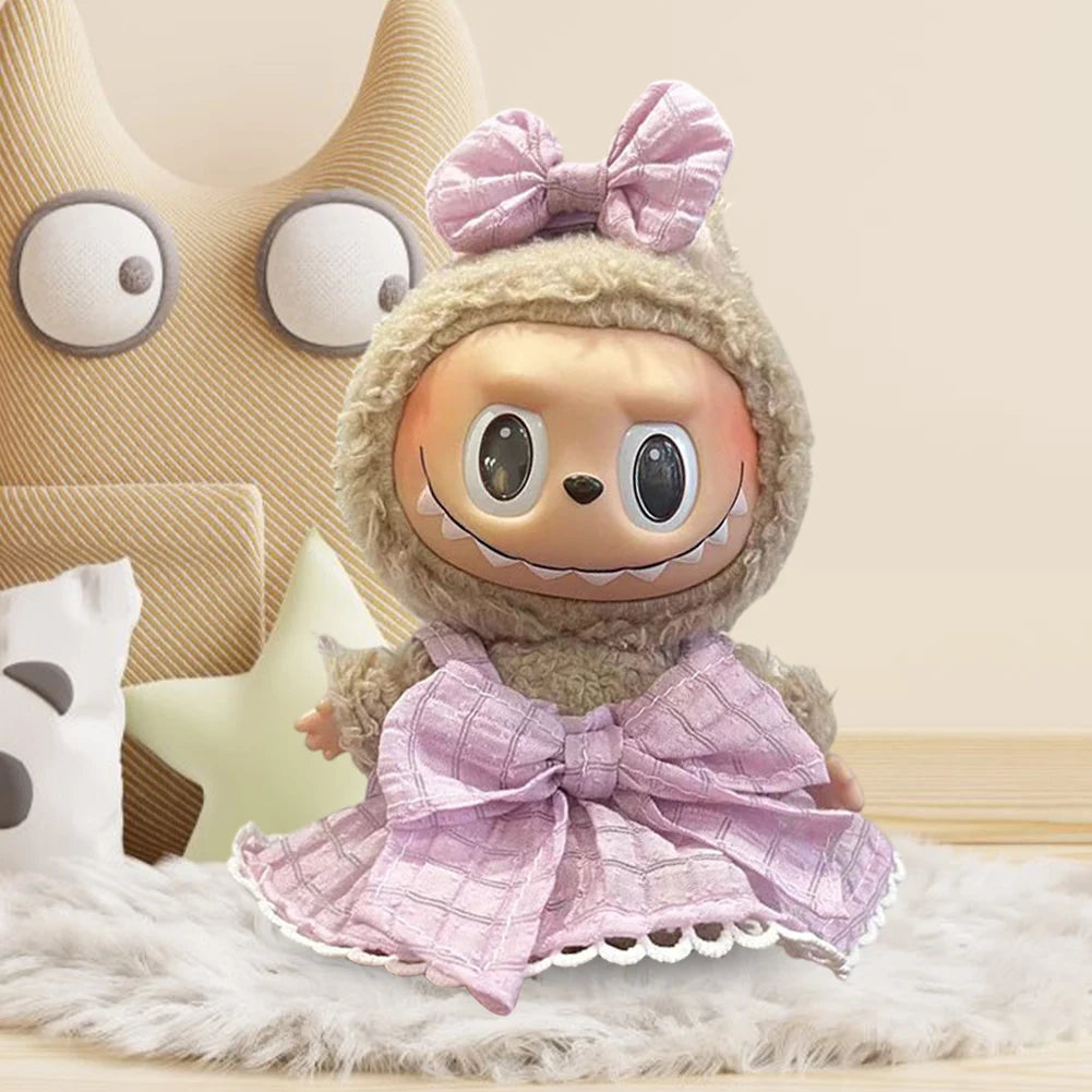 Vêtements Mignons pour Poupée LABUBU - Tenue K-pop Style Macaron