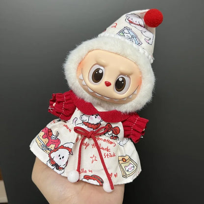 Vêtements de Noël pour Poupées Labubu