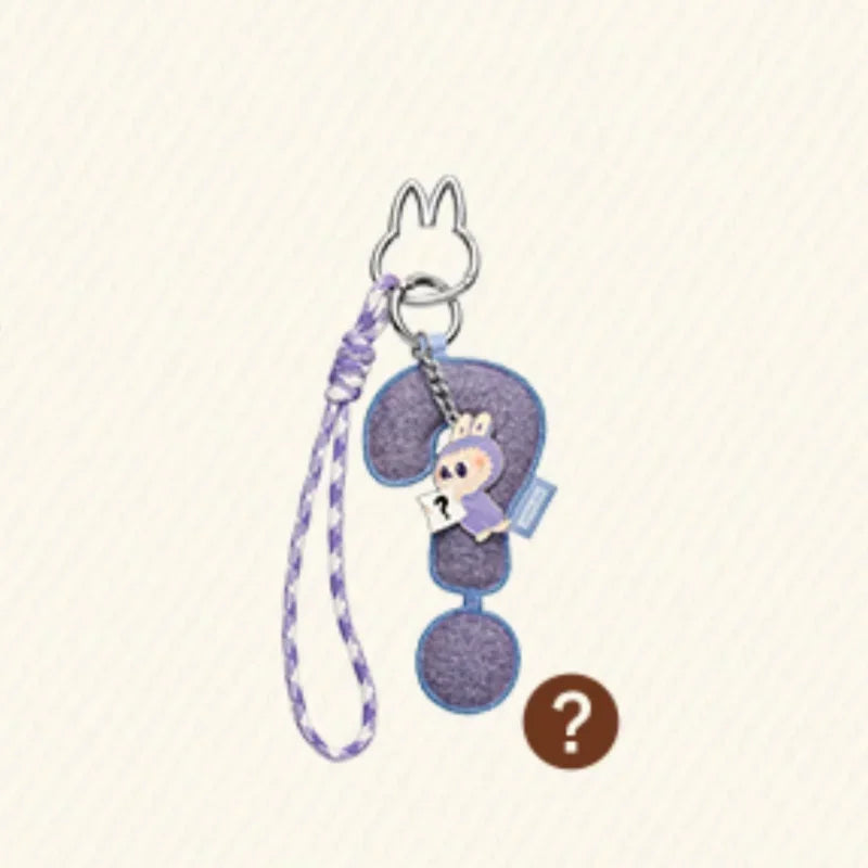 POP MART LABUBU - Porte-clés Mystère Lettre de l'Alphabet
