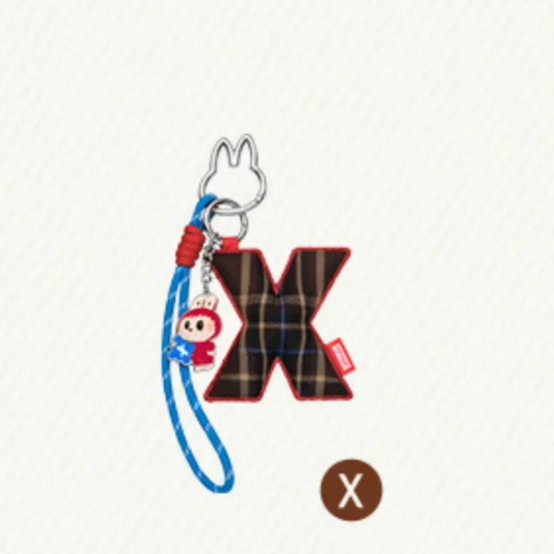 POP MART LABUBU - Porte-clés Mystère Lettre de l'Alphabet