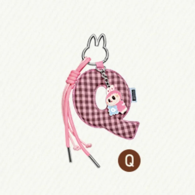 POP MART LABUBU - Porte-clés Mystère Lettre de l'Alphabet