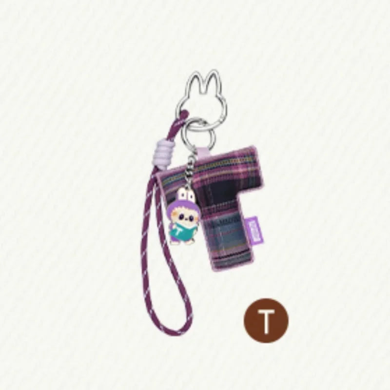 POP MART LABUBU - Porte-clés Mystère Lettre de l'Alphabet