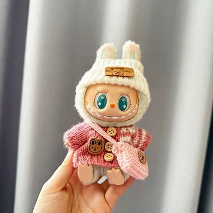 Mini Peluche Labubu - Poupées Lapin de Collection à Tirer - Séries I & II