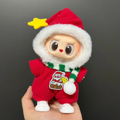 Vêtements de Noël pour Poupées Labubu