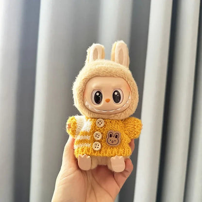 Mini Peluche Labubu - Poupées Lapin de Collection à Tirer - Séries I & II