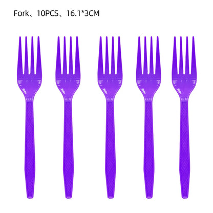 Kit de Vaisselle de Fête KPop Demon-Hunters HUNTR/X & Saja Boys - Décoration Anniversaire Thème K-Pop