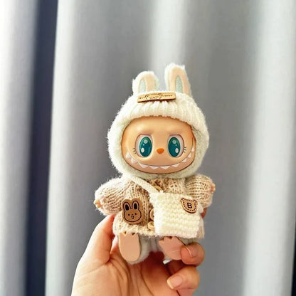 Mini Peluche Labubu - Poupées Lapin de Collection à Tirer - Séries I & II