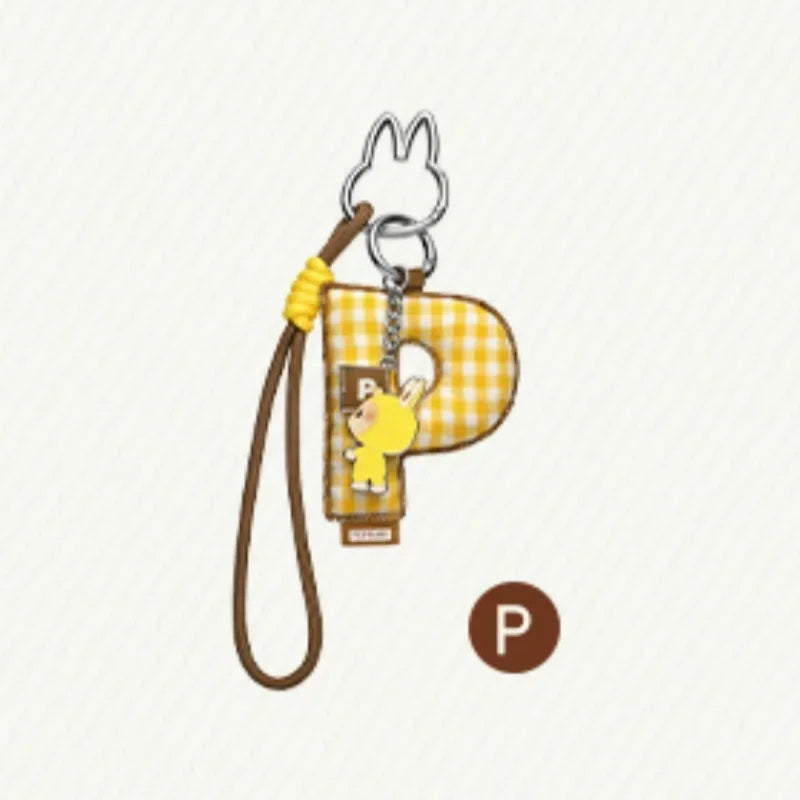 POP MART LABUBU - Porte-clés Mystère Lettre de l'Alphabet