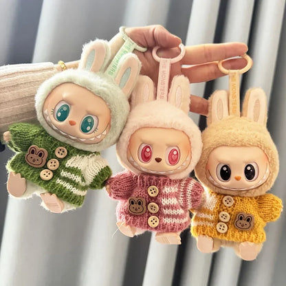 Mini Peluche Labubu - Poupées Lapin de Collection à Tirer - Séries I & II