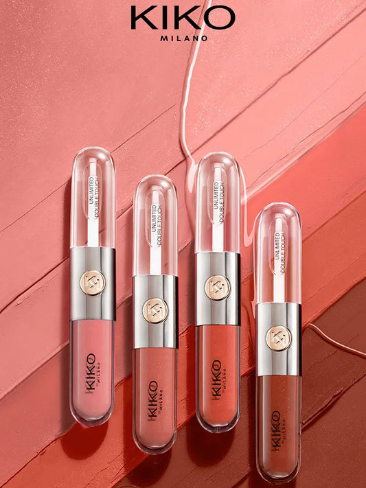 Rouge à Lèvres Double Embout Miroir – Brillant & Huile Hydratante Longue Tenue