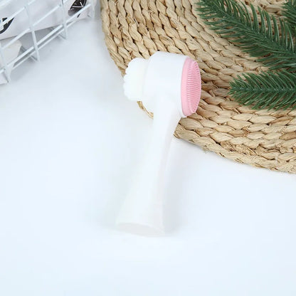 Brosse Nettoyante Visage 2 en 1 – Soin Profond & Massage Doux