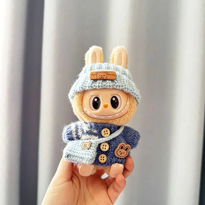 Mini Peluche Labubu - Poupées Lapin de Collection à Tirer - Séries I & II