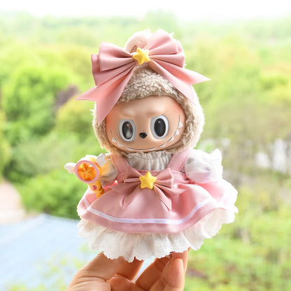 Vêtements Mignons pour Poupée LABUBU - Tenue K-pop Style Macaron