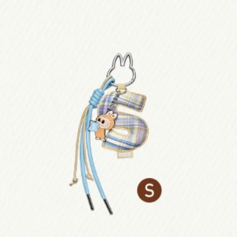 POP MART LABUBU - Porte-clés Mystère Lettre de l'Alphabet