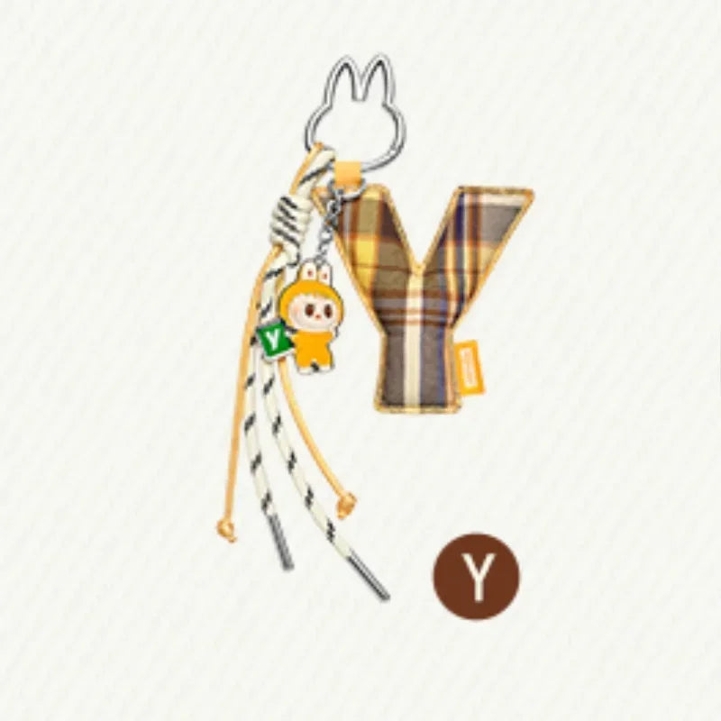 POP MART LABUBU - Porte-clés Mystère Lettre de l'Alphabet