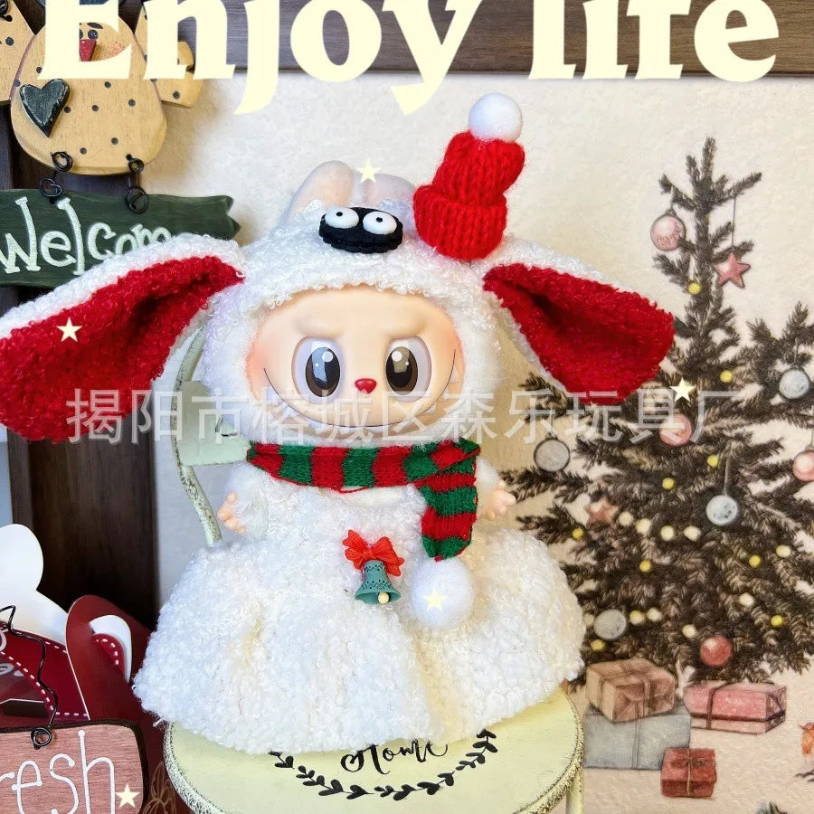Vêtements de Noël pour Poupées Labubu