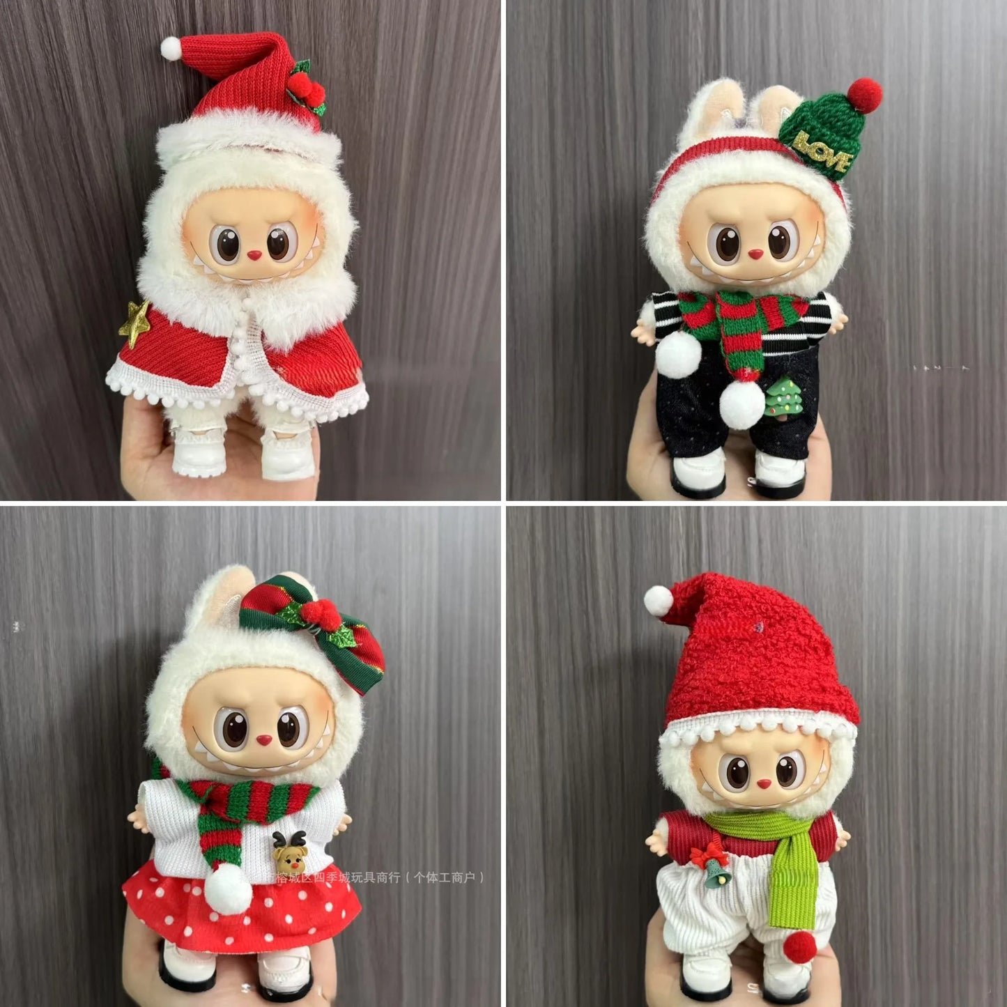 Vêtements de Noël pour Poupées Labubu