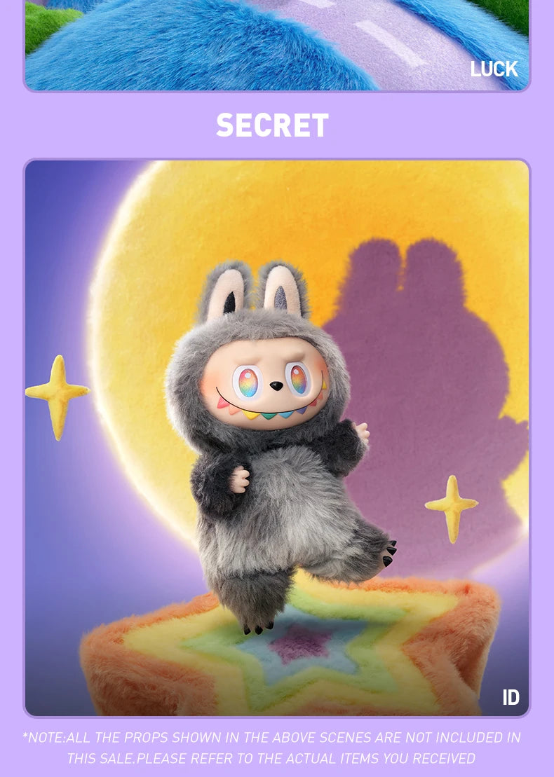 POP MART Labubu - Grand Monstre Mignon - Figurine Vinyle Peluche - Boîte Mystère