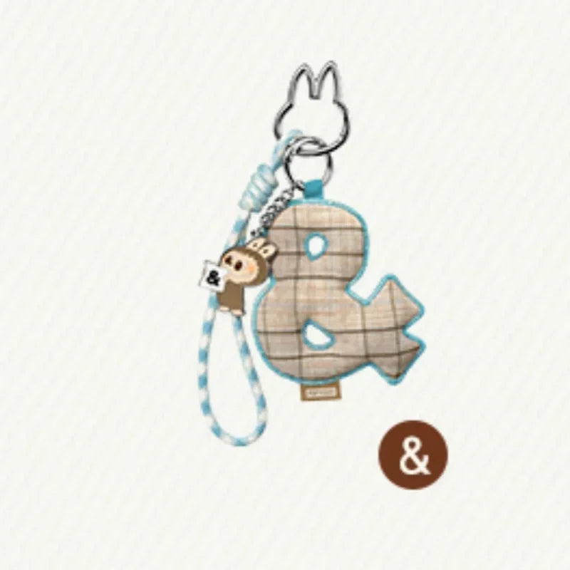 POP MART LABUBU - Porte-clés Mystère Lettre de l'Alphabet