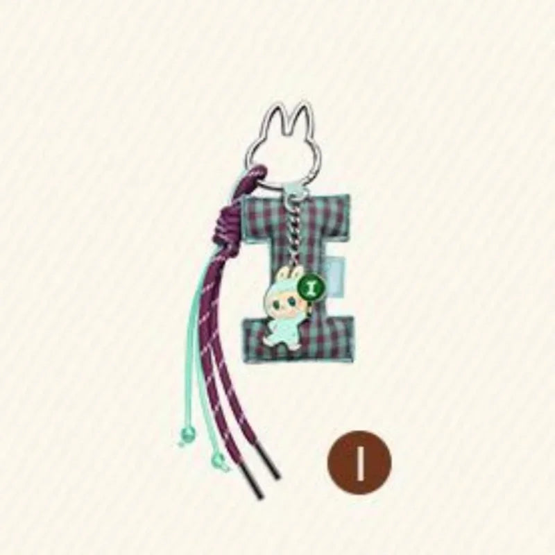 POP MART LABUBU - Porte-clés Mystère Lettre de l'Alphabet